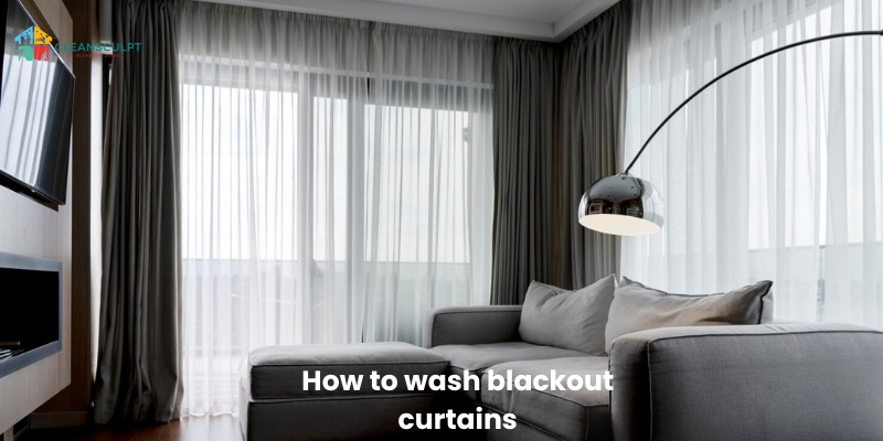 Blackout curtains cleaning