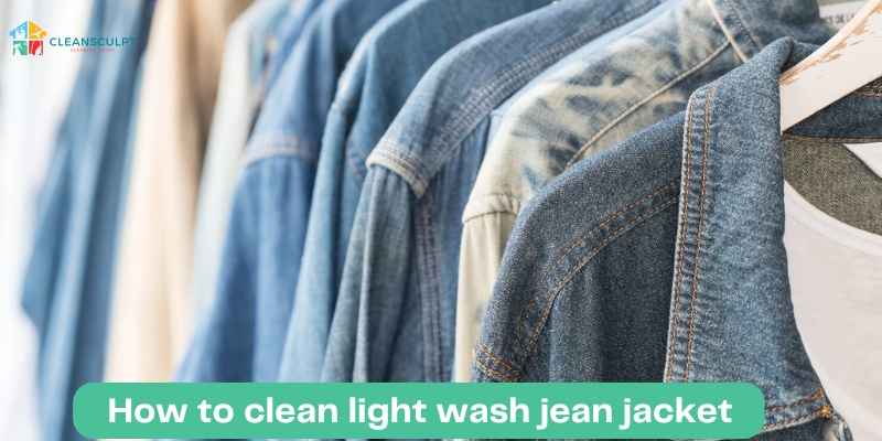 CLEAN LIGHT WASH JEAN JACKET